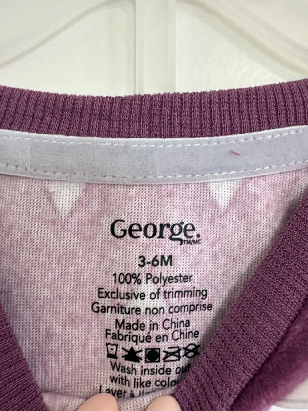Cozy Purple Fox baby Set - 2-Piece - Picture 2 of 3